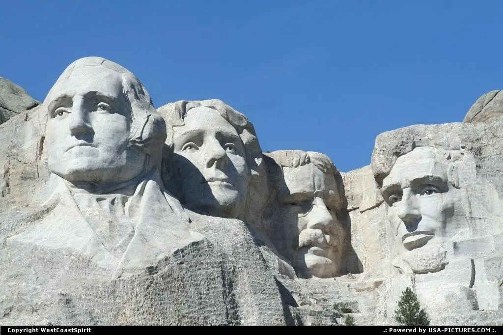 Not in a city South-dakota mount rushmore, black hills