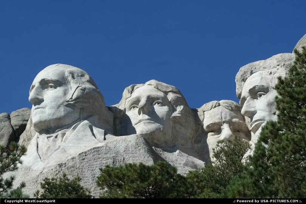 Not in a city South-dakota mount rushmore, black hills