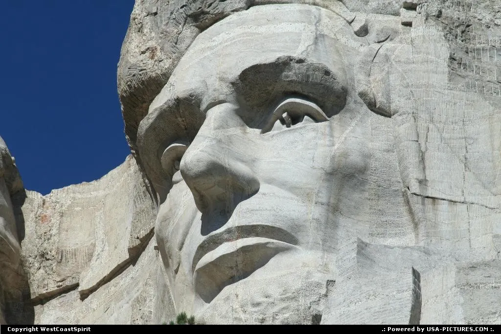 Mount Rushmore National Memorial sculpture by Gutzon Borglum represents the first 150 y...