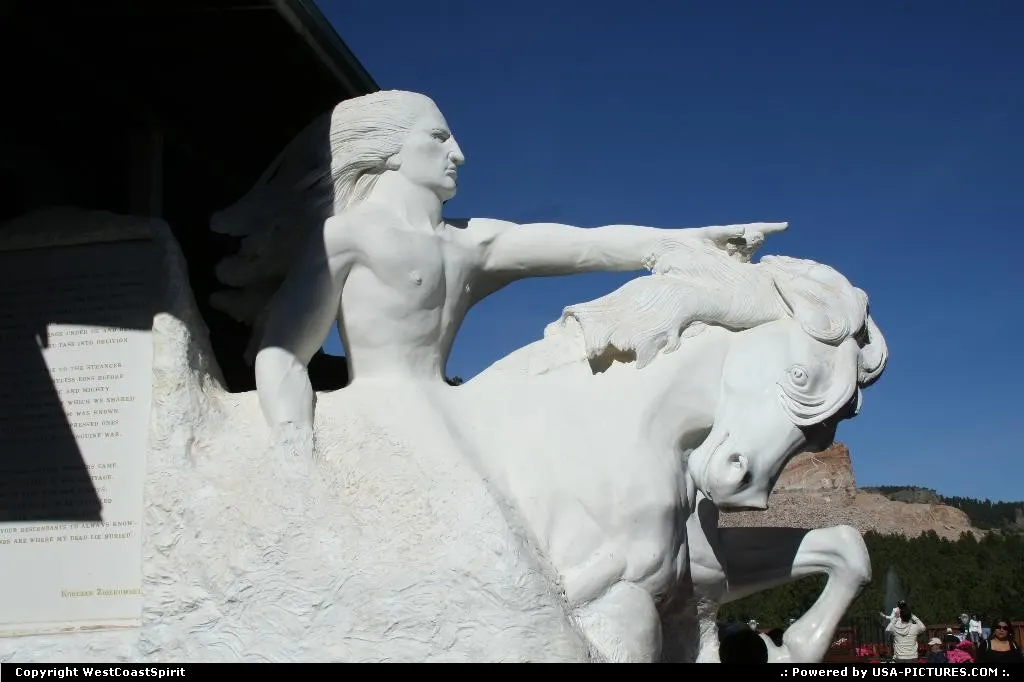 Crazy Horse Monument: an interesting rendering of the final project.