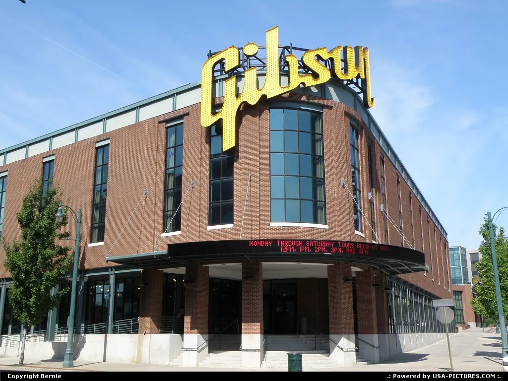 The Gibson guitar factory