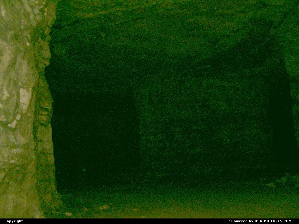 inside a mining cave, just outside Jamestown, TN.