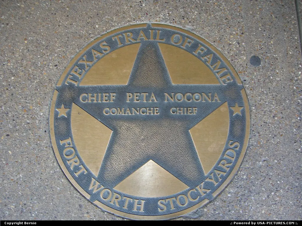 A star between many famous others on the Texas trail of fame