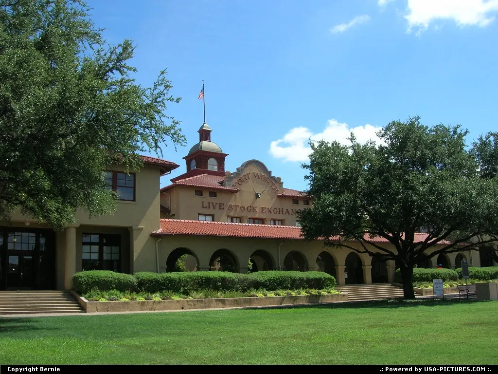 Fort Worth stockyards, livestock exchange