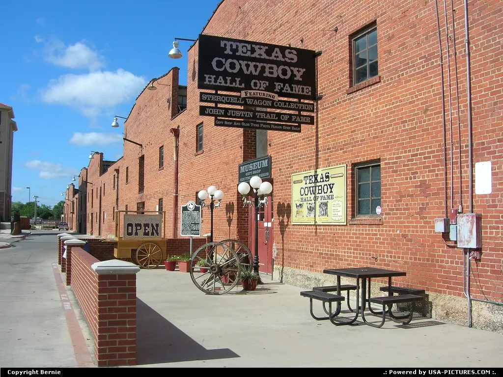 The main building of the stockyards historic district, home of the Cowboy Hall of fame