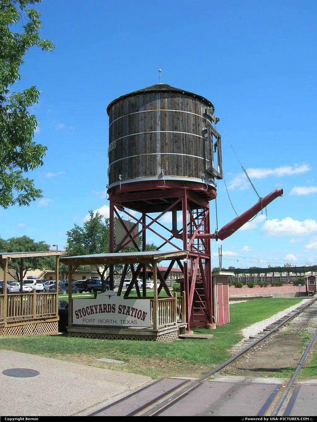 Once the start line to the the meat markets, Fort Worth Stockyards station is still ali...