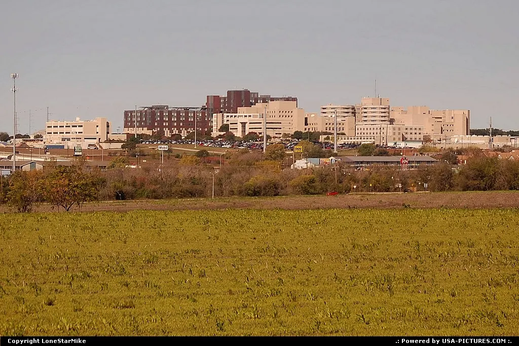 Scott & White Hopital - Temple, TX From Amtrak's Texas Eagle
