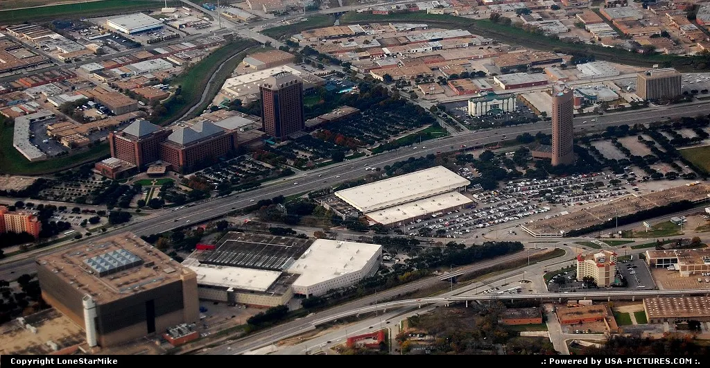 Loew's Anatole Hotel in Dallas after takeoff from Love Field