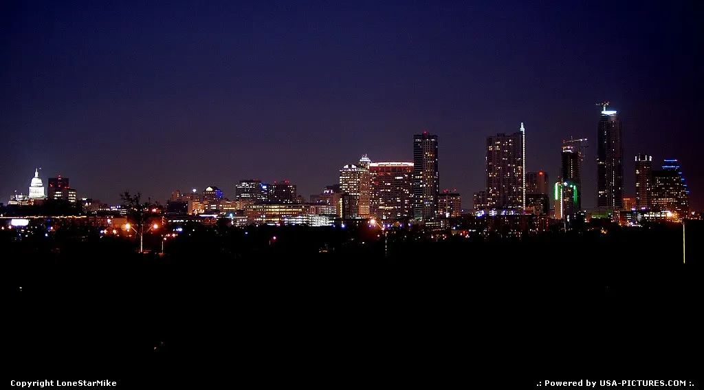 Skyline from Zilker Clubhouse trail