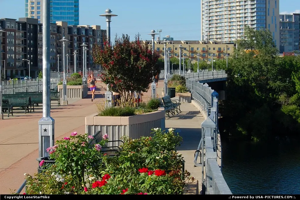 Lamar pedestrian bridge