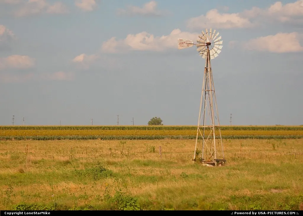 Rural Texas taken from Amtrak's Texas Eagle between Austin and Dallas