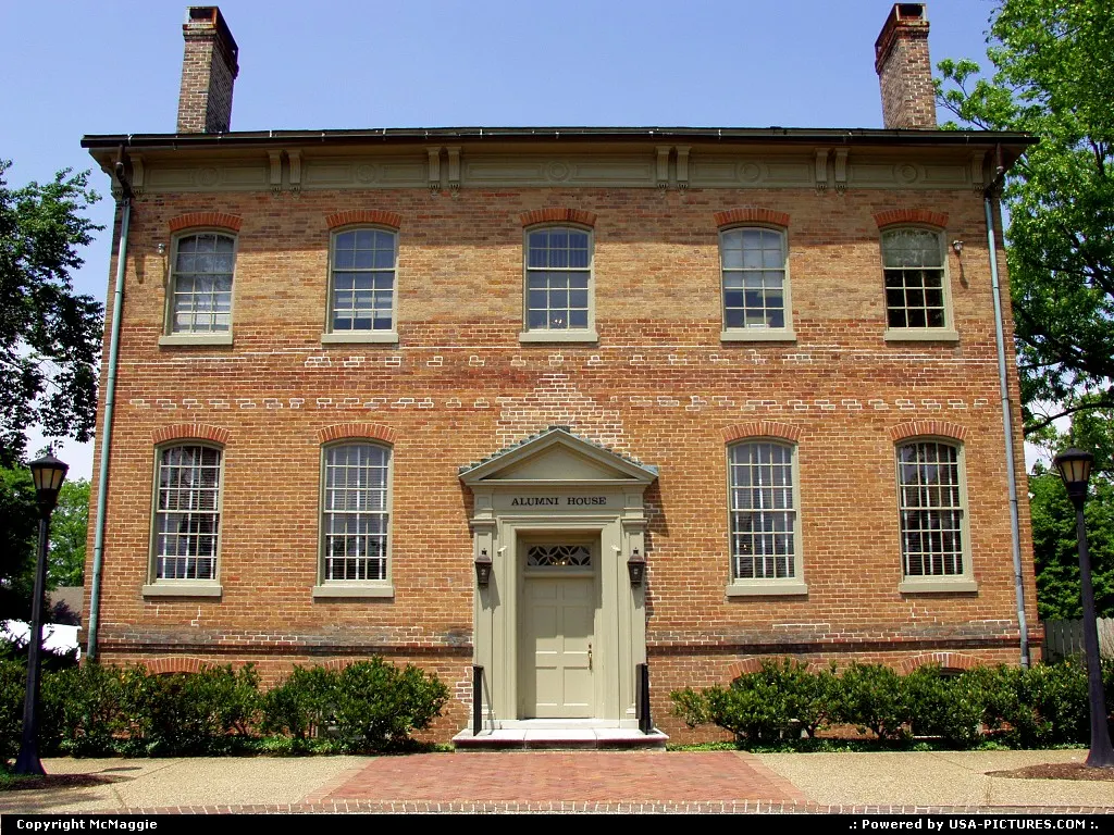 Alumni House, College of William & Mary, Williamsburg, Virginia, USA.