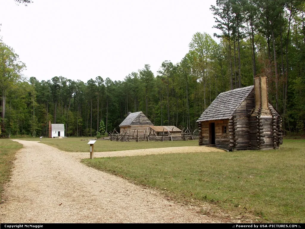 Jackson, Brown, and Lightfoot Houses, Freedom Park, free black settlement, James City C...