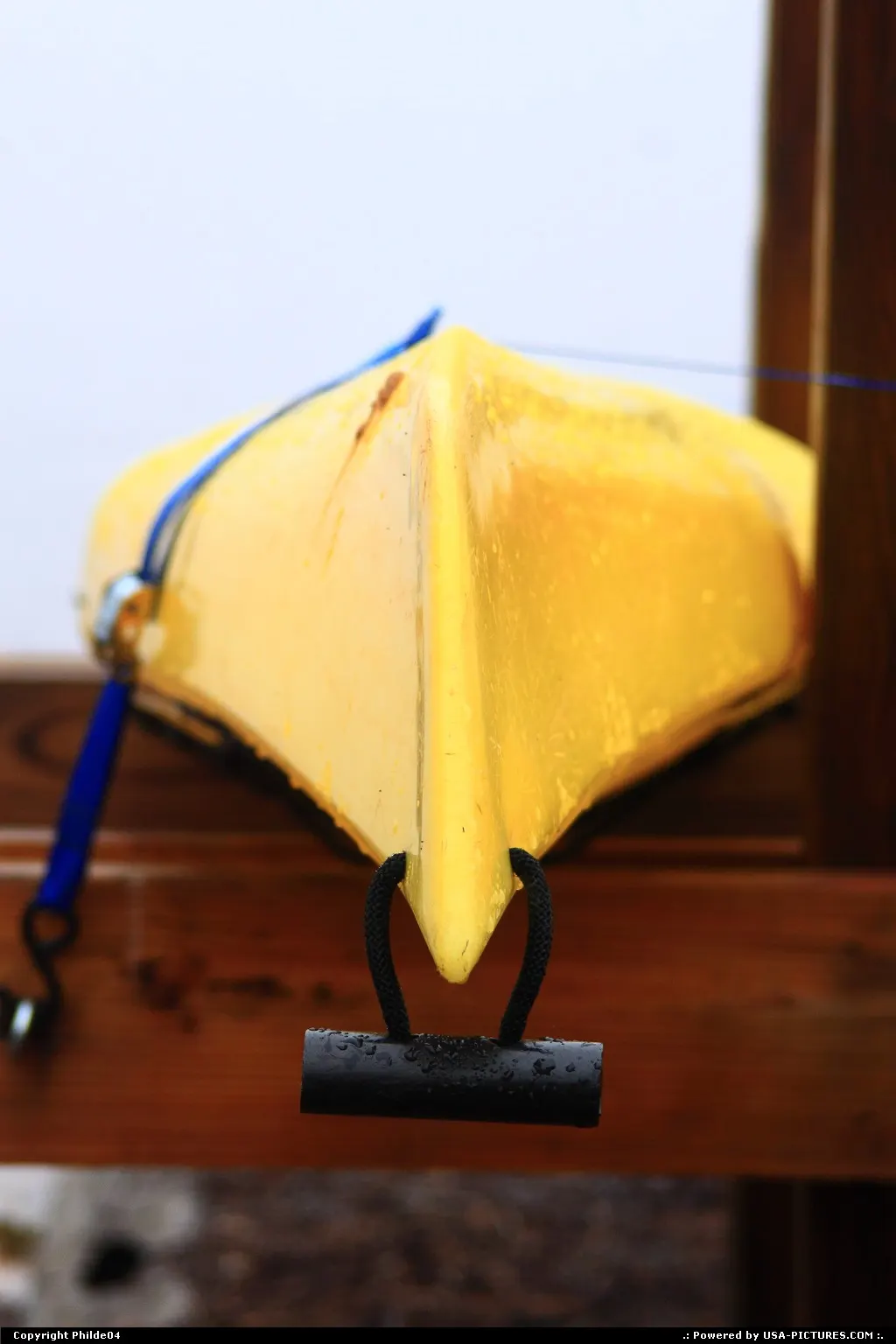 Yellow canoe