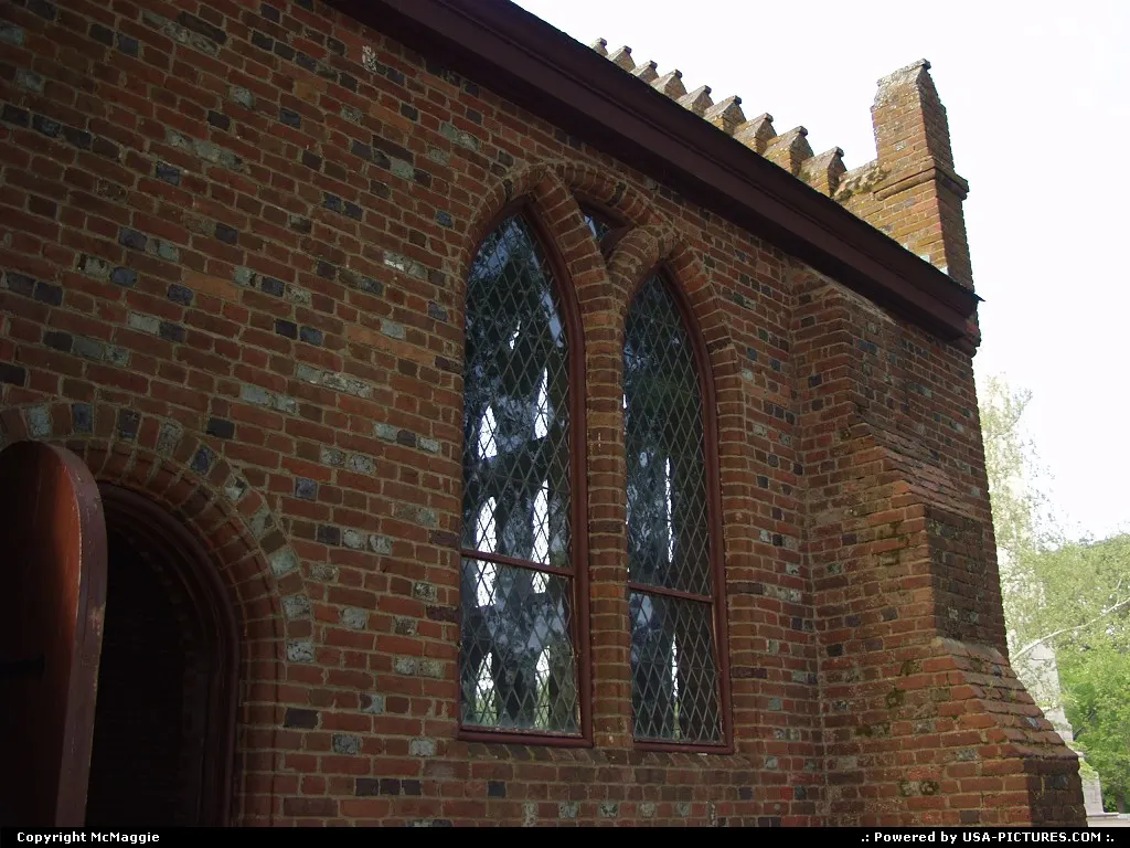 Jamestown Memorial Church, Jamestown Island, Jamestown, Virginia.