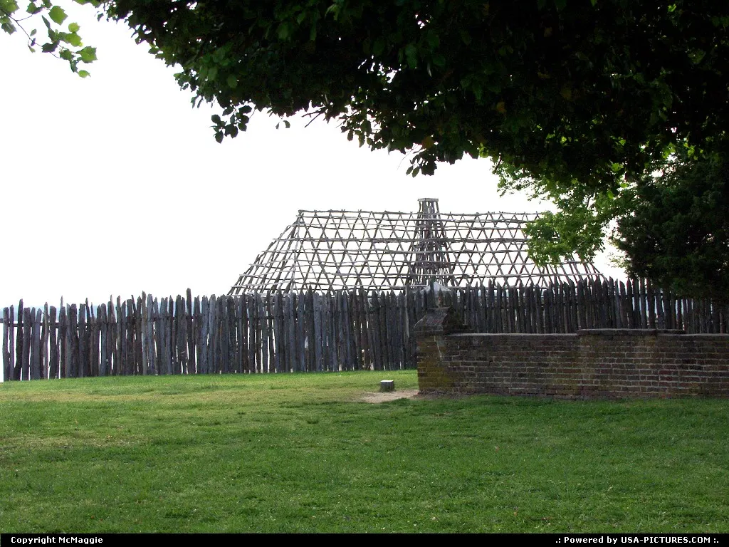 James Fort along the James River, Jamestown Island, Historic Jamestowne, Jamestown, Vir...