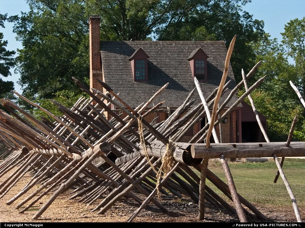 Guardhouse adjacent to armory, Colonial Williamsburg, Williamsburg, Virginia