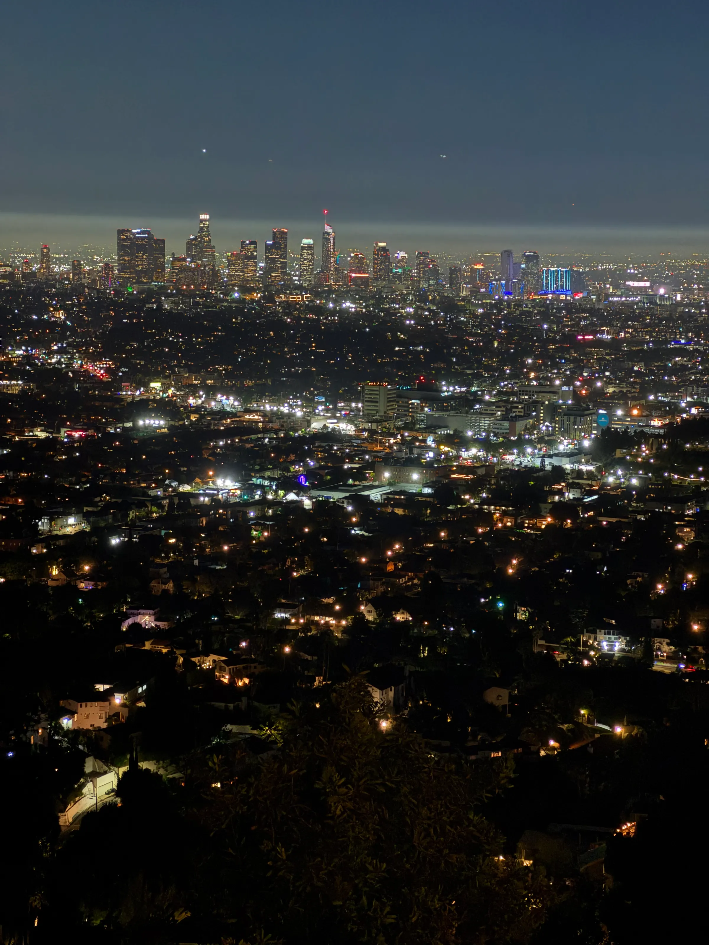 Near Griffith Observatory in Los Angeles, California